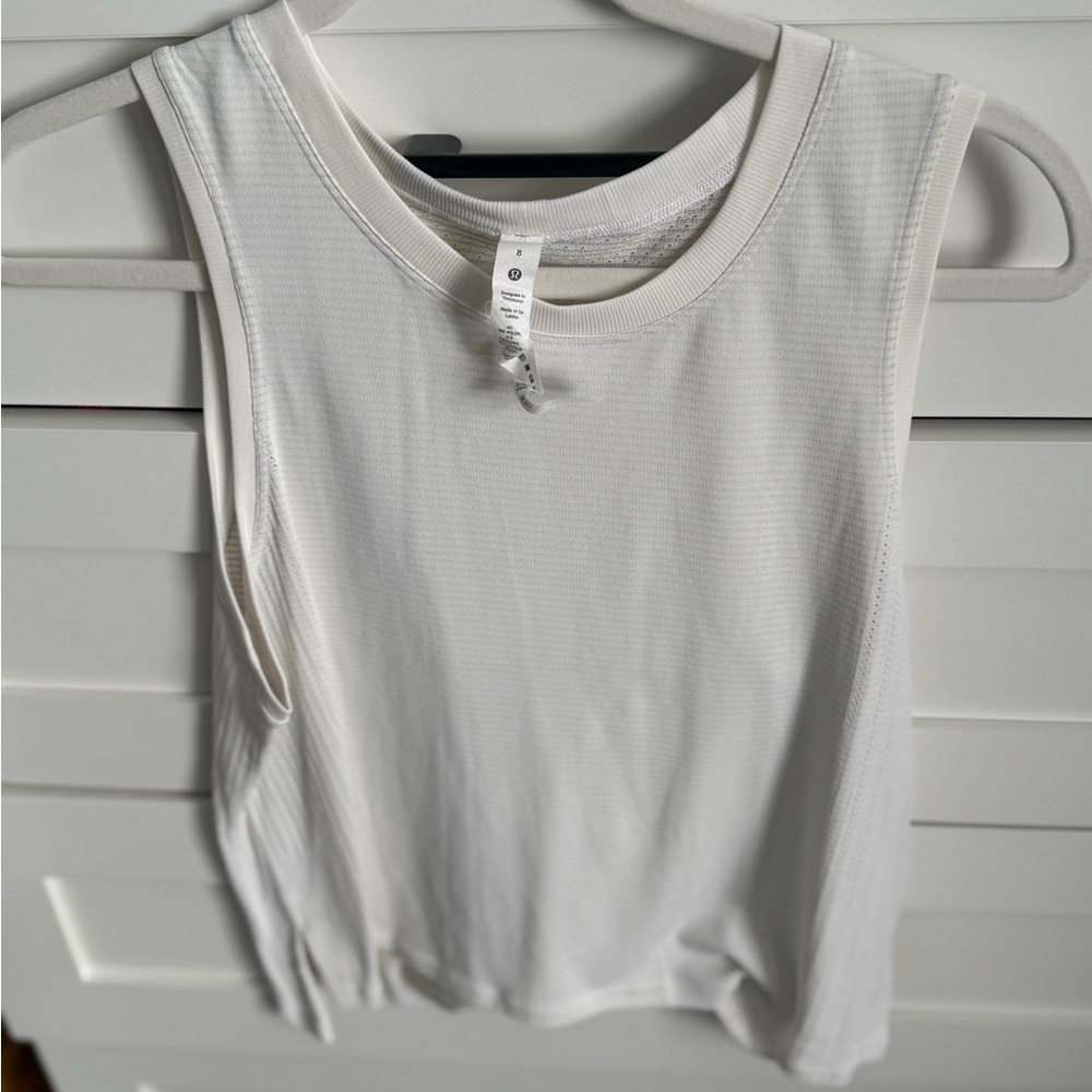 Lululemon White Tank Top